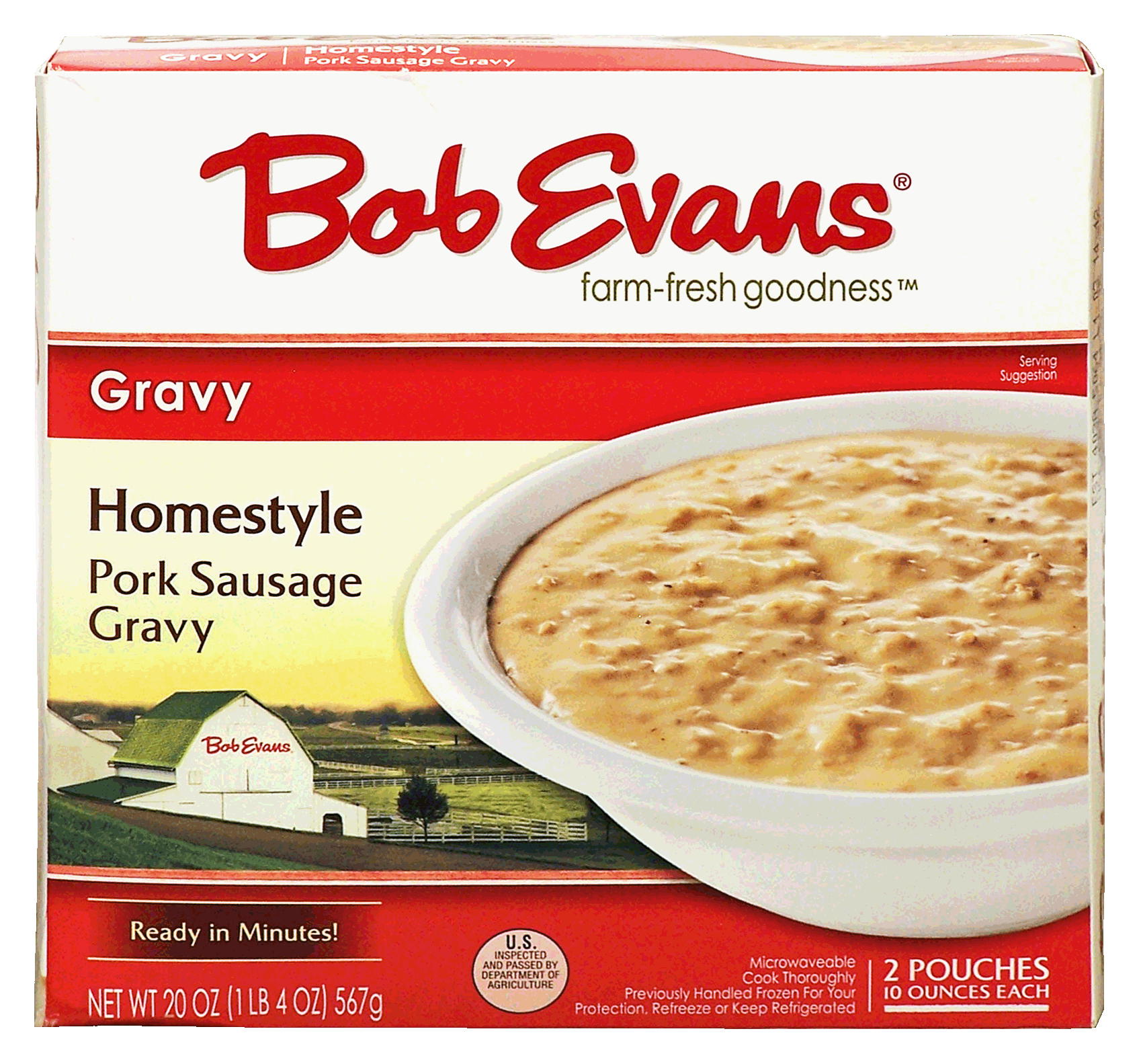 Bob Evans  homestyle pork sausage gravy, 2 pouches Full-Size Picture